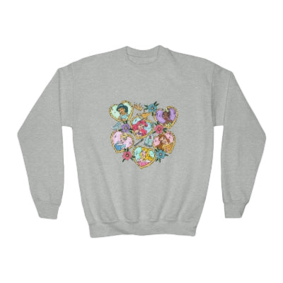 Princess Toddler and Youth Crewneck Sweatshirt