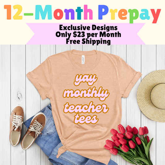 Teacher Threads Club 12-Months