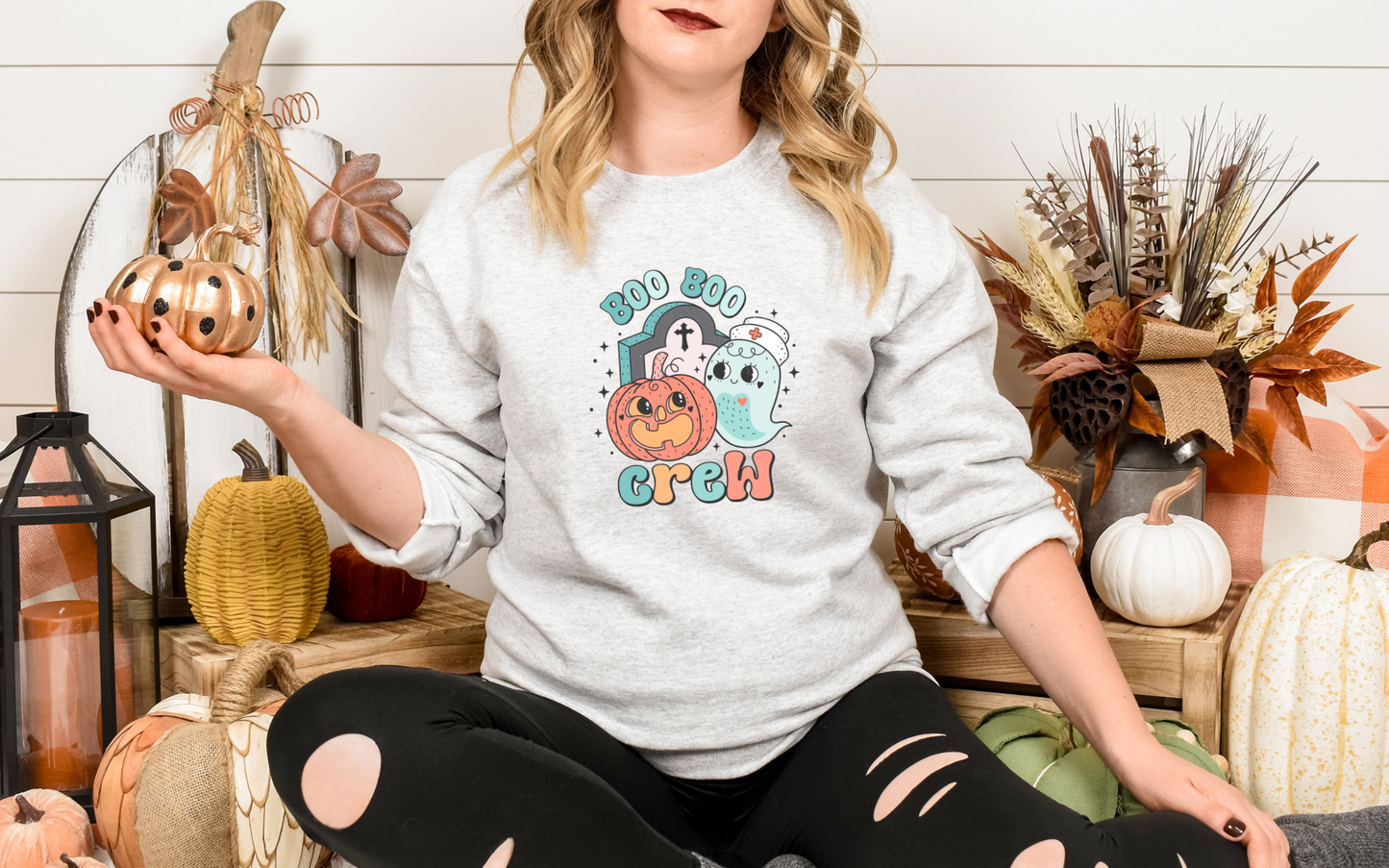 BOO Crew Sweatshirt