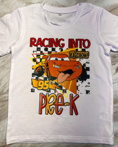 Racing into T-Shirt