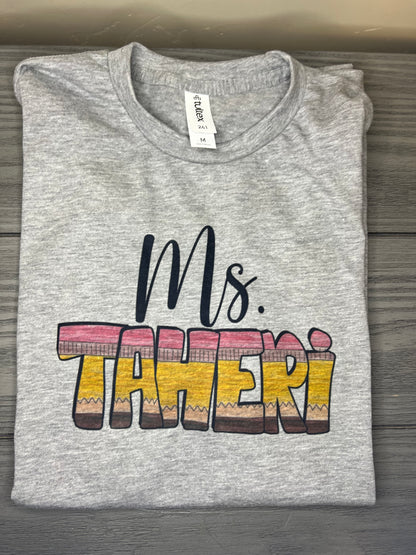 Personalized Teacher Shirts