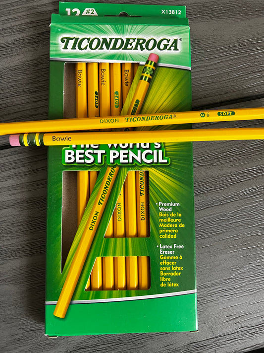 Pencils Yellow #2 engraved