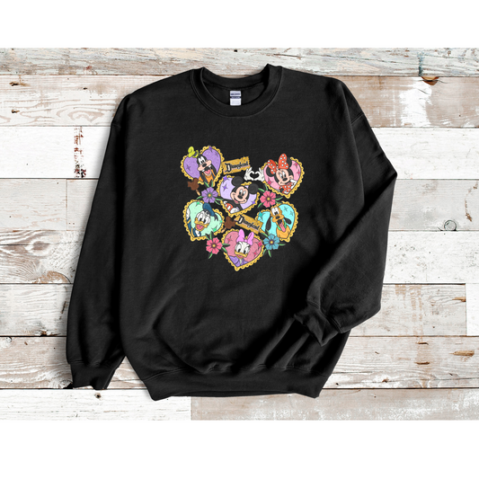 Magical Characters Toddler and Youth Crewneck Sweatshirt