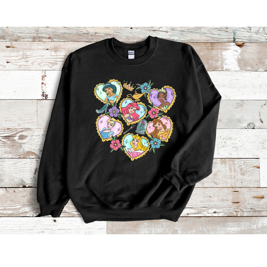 Princess Toddler and Youth Crewneck Sweatshirt