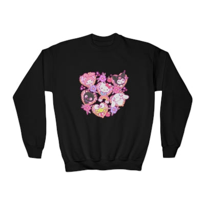 Kitty Toddler and Youth Crewneck Sweatshirt