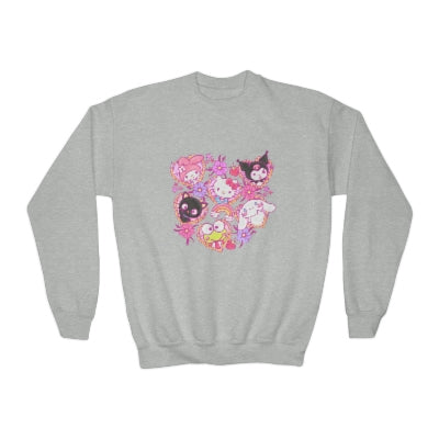 Kitty Toddler and Youth Crewneck Sweatshirt